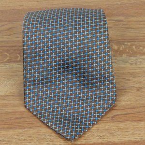 Joseph & Feiss Mens Neck Tie Brown Blue Silk Tied